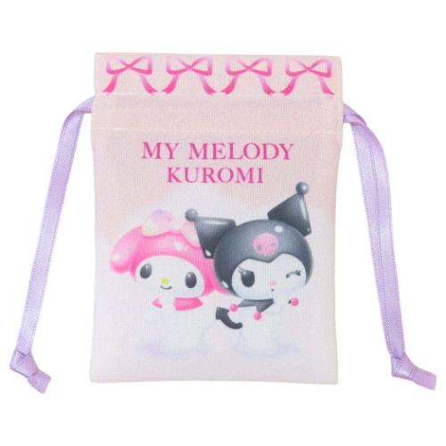 ミニ巾着 豆巾着 マイメロディ＆クロミ 全身 マリモクラフト サンリオ