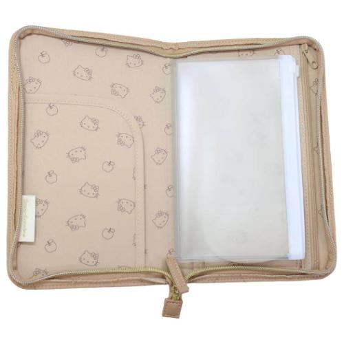 ハローキティ マルチケース 母子手帳ケース ナチュラルキルティング