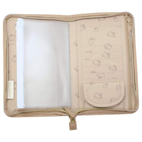 ハローキティ マルチケース 母子手帳ケース ナチュラルキルティング