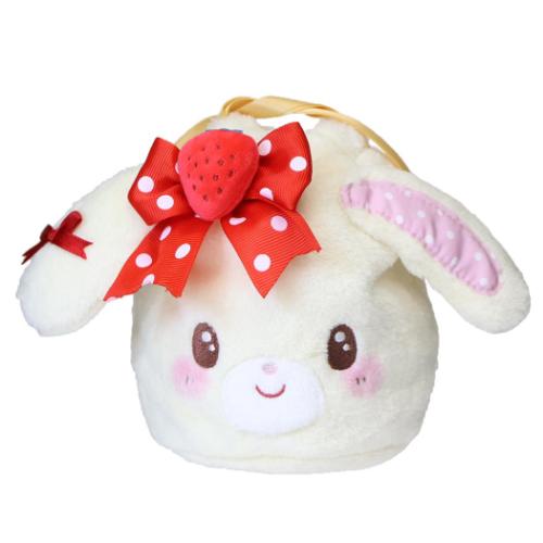 ぼんぼんりぼん キャラクター 巾着袋 フェイス巾着 スウィートケーキ