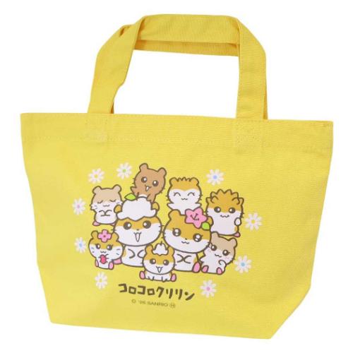 コロコロクリリン ランチバッグ ミニトート ファミリー全員しゅーごう