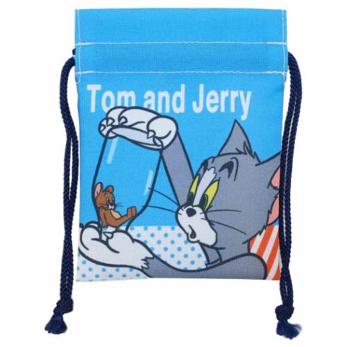 トムとジェリー グッズ 巾着袋 キャラクター 豆巾着 TOM and JERRY