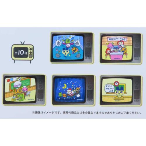トレーディングテレビ型マグネット 全10種 10個入セット たまごっち
