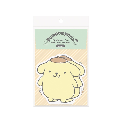 ポムポムプリン - ポムポムプリン ダイカット封筒 レターセット