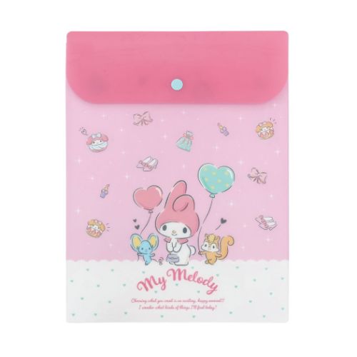 マイメロディ クリアフォルダー B5ルーズリーフケースN 新入学