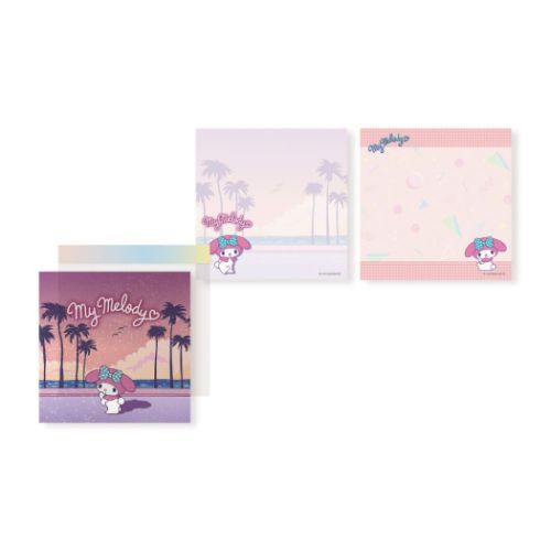 マイメロディ サンリオ キャラクター メモ帳 スクエアメモ シティ