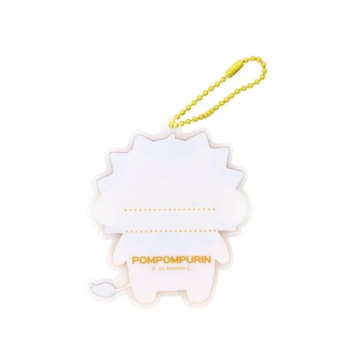 ポムポムプリン アクリルネームホルダー サンリオ キーチェーン キャラクター おかぶりアニマル