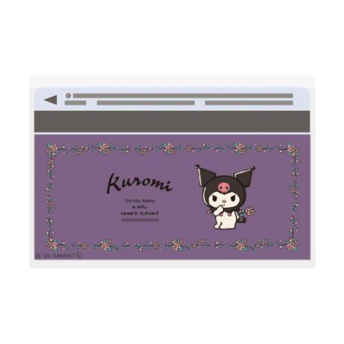 クロミ マイナカードクリアケース カードケース 顔見え 6枚入り サンリオ キャラクター グッズ