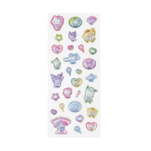 キラフチ樹脂もりシール サンリオキャラクターズ シールシート