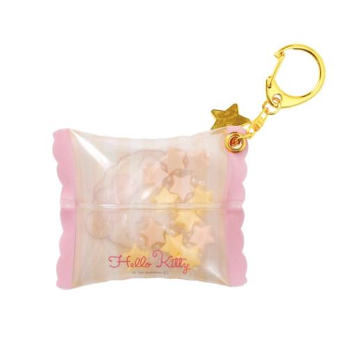 ハローキティ キーリング しゃかしゃかピローキーホルダー おやすみ