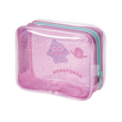 ハンギョドン キャラクター クリアポーチ キラキラ ボックスポーチN