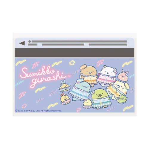すみっコぐらし グッズ カードケース キャラクター マイナカードクリアケース A 6枚入り
