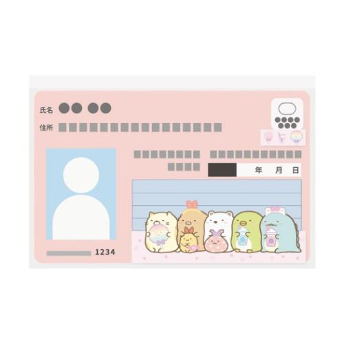 すみっコぐらし マイナカードクリアケース サンエックス カードケース