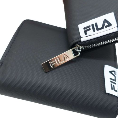 フィラ グッズ メンズ財布 FILA スポーツブランド ポリプリント札入れ 二つ折り財布