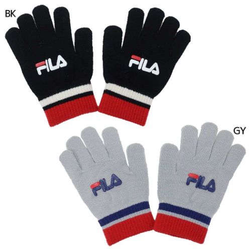 フィラ FILA スポーツブランド 子供用手袋 のび手袋L