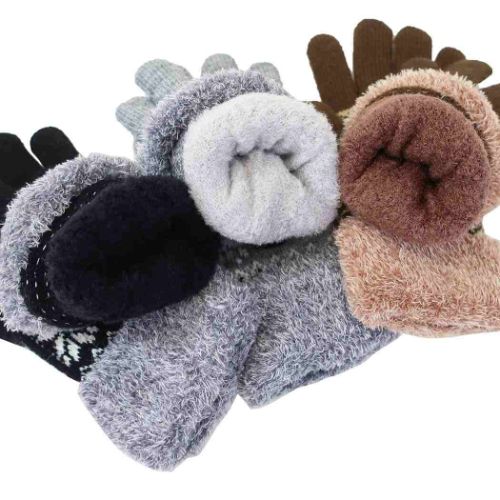 ミッキー ノルディック柄手袋 ディズニー 手袋 キャラクター