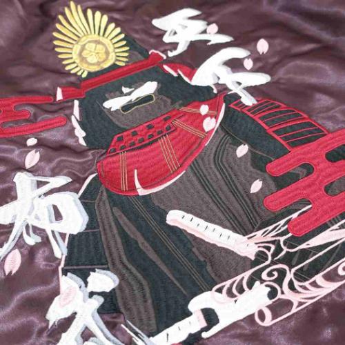 戦国武将 オーバーサイズ キャラジャン アウター スカジャン 織田信長
