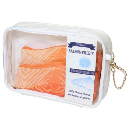 ミニポーチ ヤップ ポーチ サーモン 小物入れ