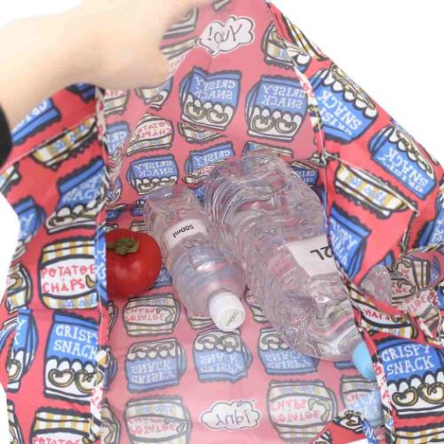 エコバッグ ショッピングバッグ ヤップ スナックエコ 丸眞 お買い物かばん おもしろ雑貨