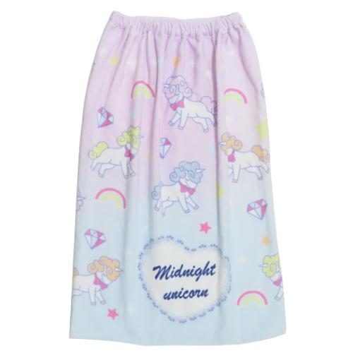 ラップタオル サンハート 80丈マキタオル 80cm丈巻き巻きタオル ユニコーンミッドナイト 丸眞 海プール