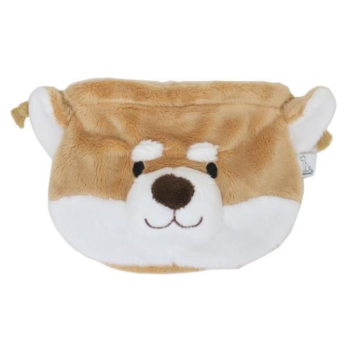 Yahoo! Yahoo!ショッピング(ヤフー ショッピング)きんちゃく ワンダフルピース ファー生地巾着 いぬ もふっと柴犬 プレゼント