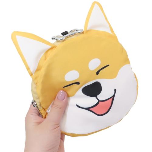 ワンダフルピース エコバッグ ショッピングバッグ ぶらんと柴犬 レジバッグ