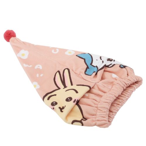 ちいかわ キャラクター キャップタオル マイクロキャップタオル おはなとちいかわ