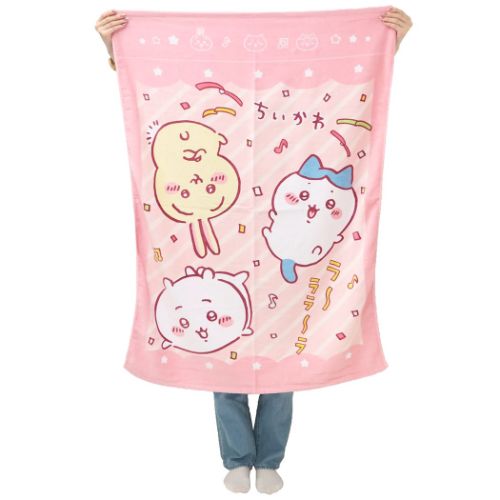 ちいかわ お昼寝ケット キッズタオルケット ハッピーな毎日 キャラクター