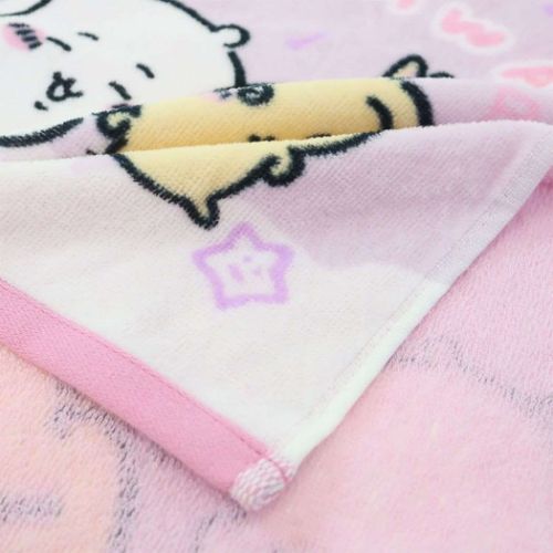 ちいかわ キャラクター フェイスタオル プリントロングタオル なかよく