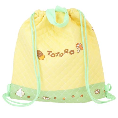 ナップサック キルトナップサック にこにこトトロ となりのトトロ スタジオジブリ 丸眞 体操服かばん 通学かばん 新学期準備雑貨 キルティング キャラクター