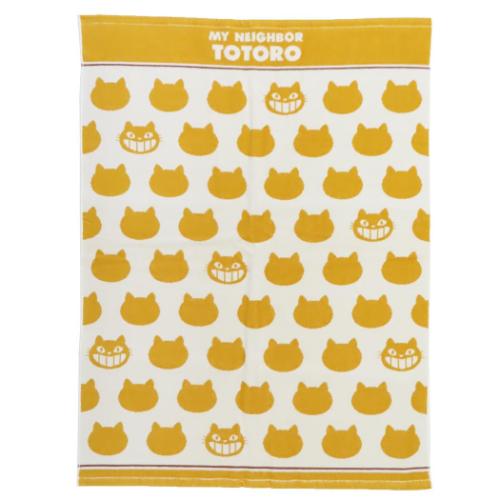 となりのトトロ お昼寝ケット スタジオジブリ キッズタオルケット キャラクター ネコバスシルエット