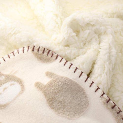 となりのトトロ グッズ ひざ掛け毛布 キャラクター オパール加工ブランケット でこぼこ大トトロ スタジオジブリ