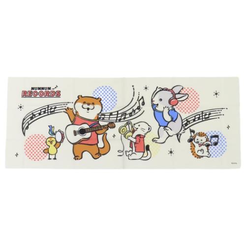 手ぬぐい 可愛い嘘のカワウソ てぬぐい 丸眞 ぬんぬんレコード