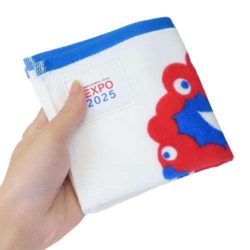 2025 大阪 関西万博キャラクターミニタオル シャーリング オーガニック