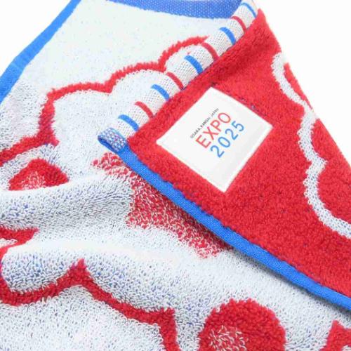 ミャクミャク キャラクター ミニタオル ジャガードハンカチタオル 2025