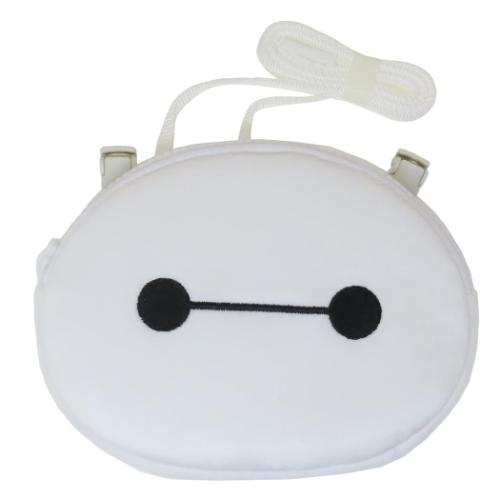クリップポケット フェイスポケットポーチ スイートホワイト ベイマックス ディズニー 丸眞 マルチポーチ 移動ポシェット