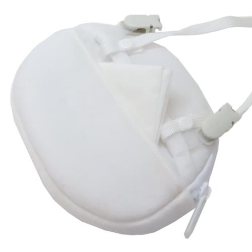 クリップポケット フェイスポケットポーチ スイートホワイト ベイマックス ディズニー 丸眞 マルチポーチ 移動ポシェット