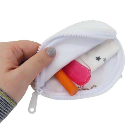 クリップポケット フェイスポケットポーチ スイートホワイト ベイマックス ディズニー 丸眞 マルチポーチ 移動ポシェット