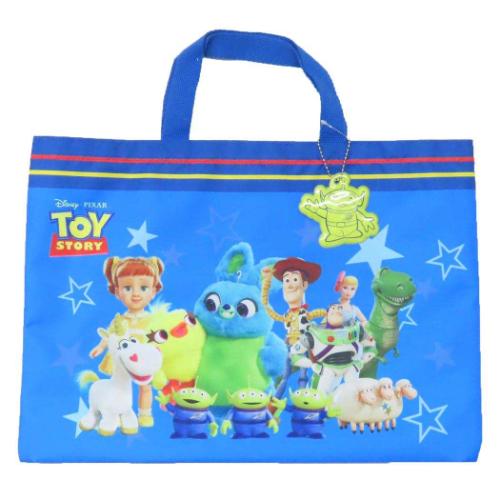 トイストーリー レッスントート レッスンバッグ ブルースター 新入学 ディズニー 丸眞 習い事バッグ 幼稚園 小学生