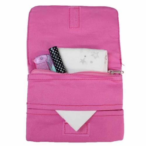 ディズニープリンセス ポケットポーチ クリップポケット リズミカルフラワー ディズニー キャラクター グッズ