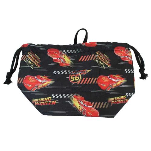 カーズ グッズ ランチ巾着 ディズニー キャラクター マチ付き巾着 アクティブスピード