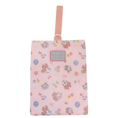 ミニーマウス ディズニー キャラクター シューズバッグ 体育館靴入れ ナチュラルピンク