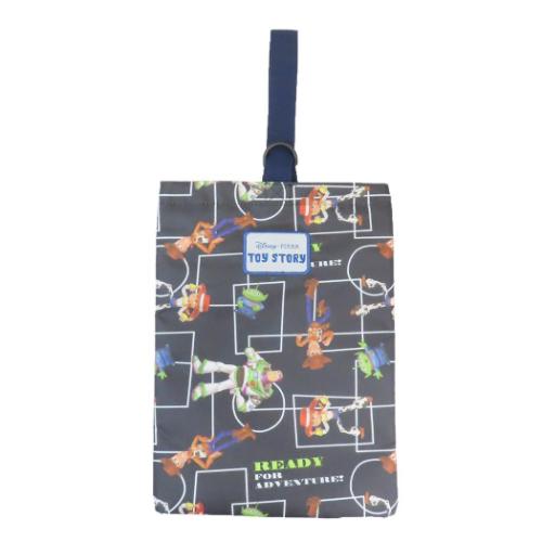 シューズバッグ 体育館靴入れ トイストーリー パワフルネイビー ディズニー 丸眞 シューズケース 新学期