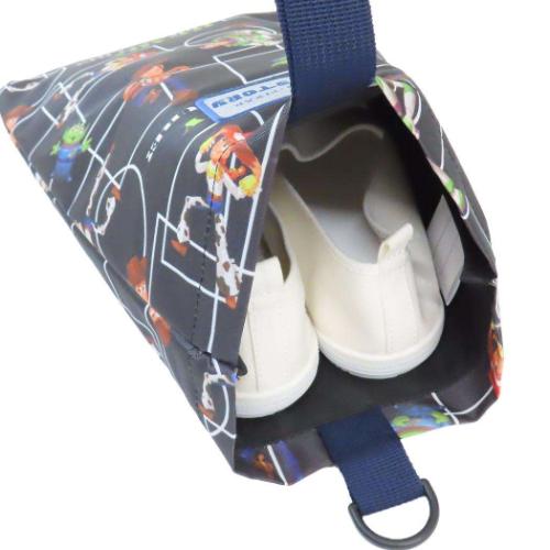 シューズバッグ 体育館靴入れ トイストーリー パワフルネイビー ディズニー 丸眞 シューズケース 新学期