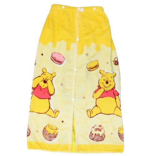 くまのプーさん 80丈マキタオル 80cm丈巻き巻きタオル ラップタオル
