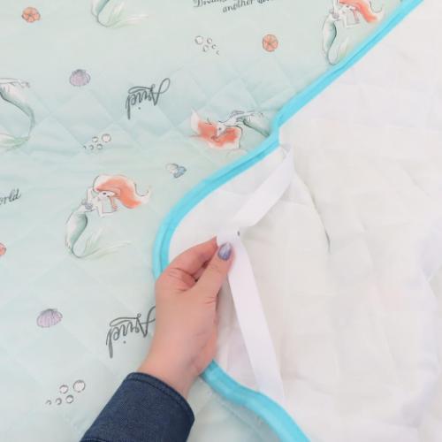 寝具 ひんやり敷きパッド ドリーミングワールド リトルマーメイド ディズニープリンセス 丸眞 接触冷感 サマー寝具