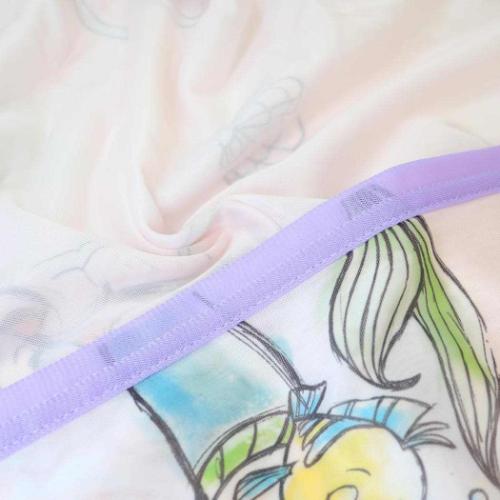 リトルマーメイド ディズニープリンセス キャラクター 冷感ケット ひんやりハーフブランケット ウォーターカラースプラッシュ 丸眞