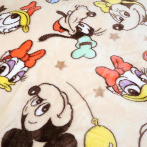 毛布 ミッキー＆フレンズ ポリエステルマイヤー毛布 ディズニー ミッキーマウス フェイシーズN ウォーマー雑貨 キャラクター