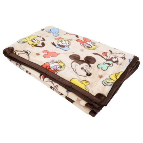 毛布 ミッキー＆フレンズ ポリエステルマイヤー毛布 ディズニー ミッキーマウス フェイシーズN ウォーマー雑貨 キャラクター