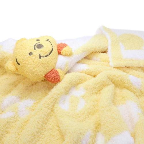 マスコット付きブランケット ひざ掛け毛布 くまのプーさん ディズニー フラッフィーハニー 丸眞